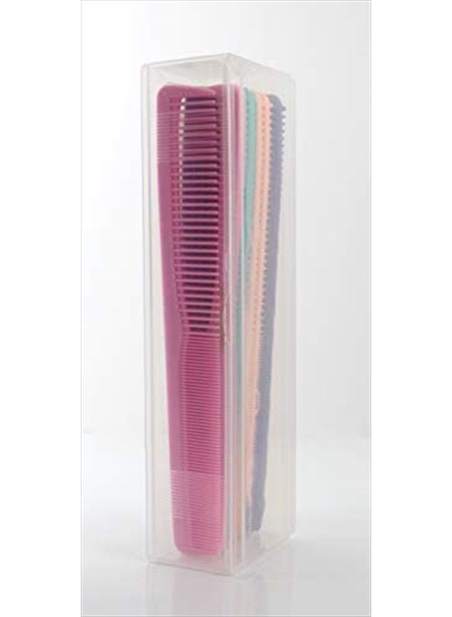 Krest 7 inch All Purpose Hair Comb. Hair Cutting Combs. Barber's & Hairstylist Combs. Fresh Mix 12 Units. - Image 5