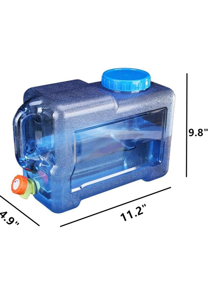 حاوية ماء سعة 25 لتر مع صنبور حاويات ماء بلاستيكية محمولة للتخييم دلو للسفر سهل التنظيف - Image 2