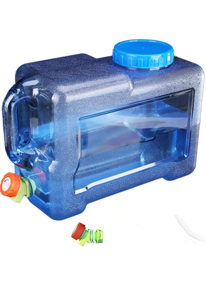 حاوية ماء سعة 25 لتر مع صنبور حاويات ماء بلاستيكية محمولة للتخييم دلو للسفر سهل التنظيف - Image 1