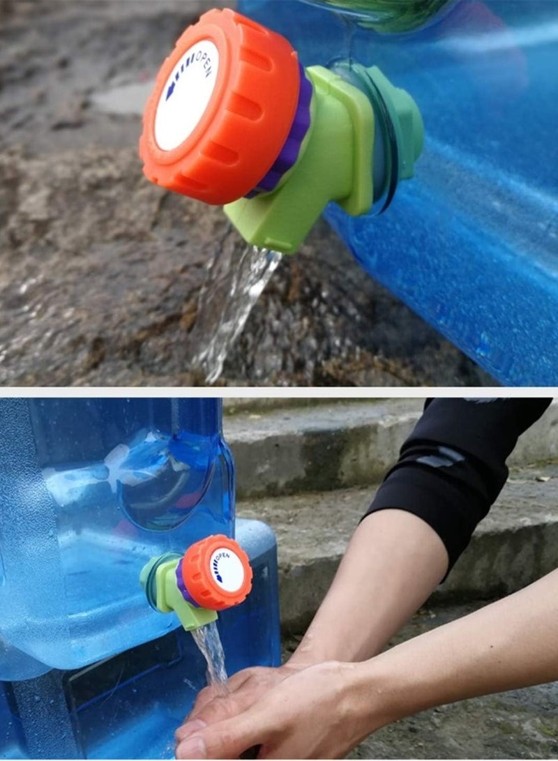 حاوية ماء سعة 25 لتر مع صنبور حاويات ماء بلاستيكية محمولة للتخييم دلو للسفر سهل التنظيف - Image 3