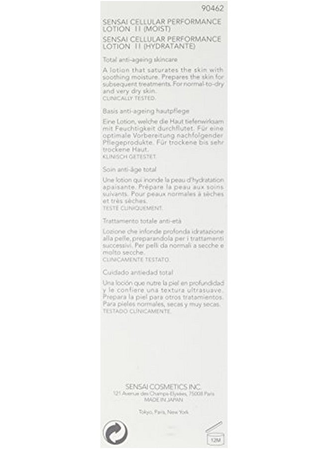 Kanebo Sensai Cellular Performance Lotion Moist Ii 4.2 Ounce