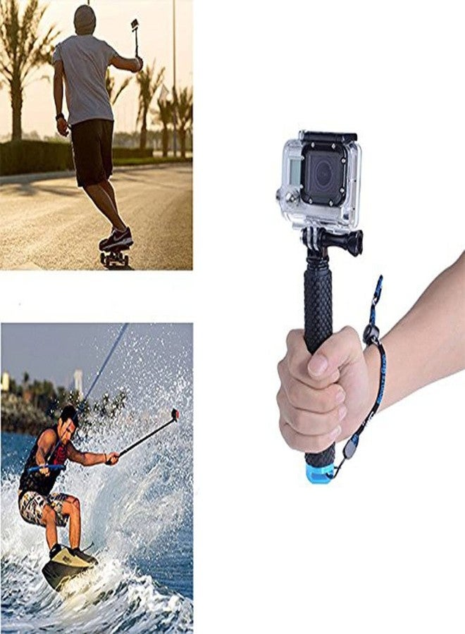 سبايكارت حامل أحادي القوائم مقاوم للماء من SPYKART مزود بمقبض منقط قابل للتمديد لجميع كاميرات GoPro و Xiaomi Yi و SJcam وجميع كاميرات الحركة الأخرى - قطعة واحدة (عصا بمقبض وحامل فقط) - Image 4