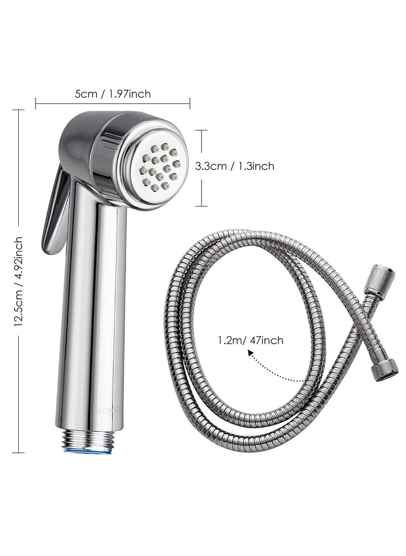 Bidet Shattaf Set, Handheld Bidet Sprayer for Toilet Diaper Sprayer with Wall Base and Hose Bidet Spray Bottom Cleaner Spray - pzsku/Z511E1F306B11B2D0C599Z/45/_/1729151921/938cfd6e-469f-43fb-ba8a-fe20fe7369fe