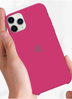 CATANES iPhone 11 Pro Max Case Slim Silicone Case Soft Anti-Scratch Full Body Shockproof Protective Case Cover Hot Pink  - Image 2