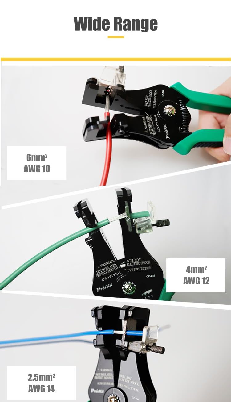 Proskit CP246 Solar Cable Stripper - Image 4