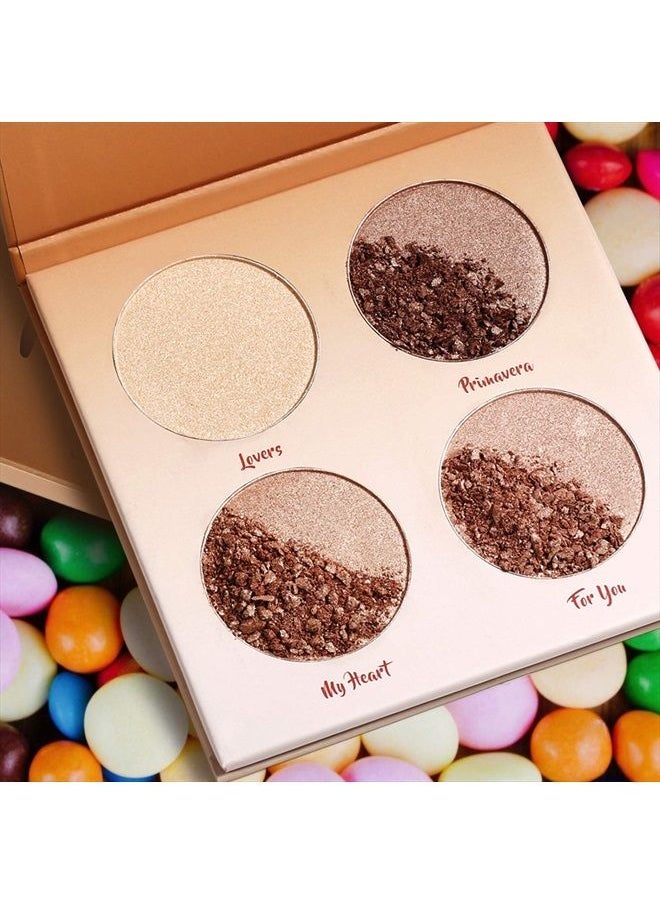 LIFUS - Highlighter Palette，Highlighter Makeup Palette, Glow Bronzer Highlighter Powder Kit,Face illuminator makeup palette - Image 1