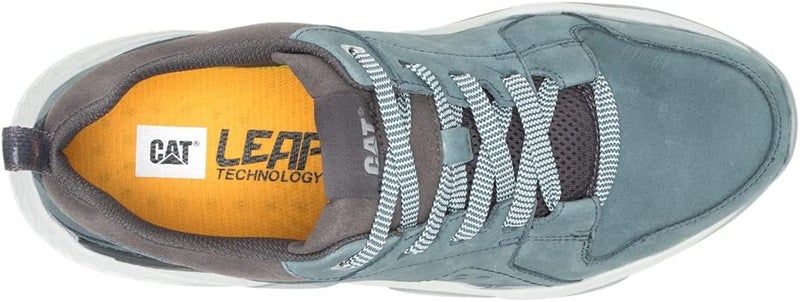 CATERPILLAR Men's Leather Outdoor Shoes in Blue - Image 4