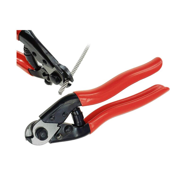 Cable Cutter Wire Rope Heavy Duty Stainless Steel Aircraft Up to 5/32 for Deck Stair Railing Strong Thick Seal Metal Fence Bike Bicycle Brake Cutter - Image 1