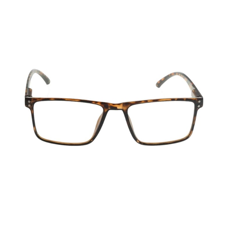 Lens+ Lensplus Square TR Full Rim Eyeglasses with Blue Cut Lightweight Unisex Eyewear for Men & Women | Stylish Computer & Daily Use Frame - Image 1
