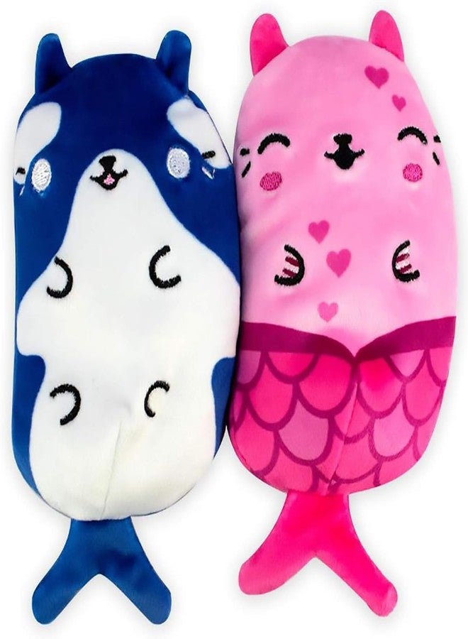 Cats vs Pickles - Swimmy - Key West Kitty, Finely, Willy, & Walter - 4-Pack - 4" Cute Cuddly Collectible Bean Plush Toy - are You Team Cat or Team Pickle? Collect Them All! - Image 2