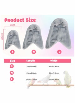 Y&D Corner Fleece Bird Blanket, Cozy Cuddle Nest Hanging Toy, Parrot Cage Snuggle Hut, Warm House, Hammock Toy for Amazon Parrots  - Image 2