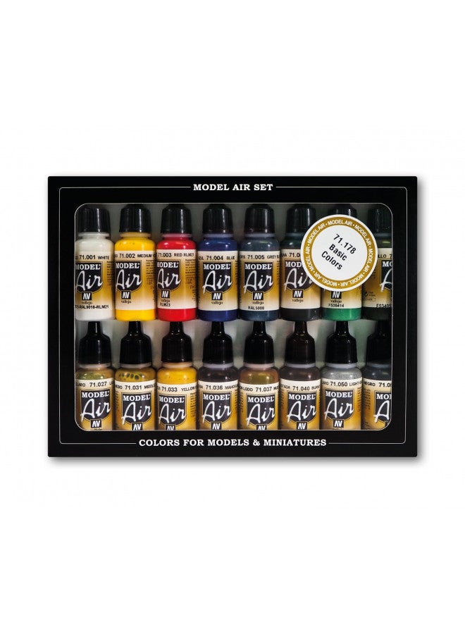 Vallejo طلاء نموذج الهواء من فاليخو للحلفاء في الحرب العالمية الثانية، 17 مل (عبوة من 16) - Image 1