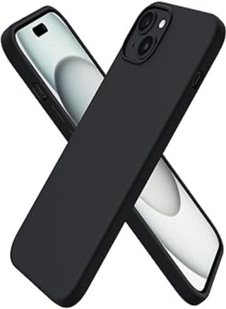 جراب Dl3 Mobilak متوافق مع iPhone 15 Plus/iPhone 14 Plus مقاس 6.7 بوصة، جراب هاتف واقٍ رفيع من السيليكون السائل مكون من 3 طبقات من المطاط الناعم مع بطانة من الألياف الدقيقة المضادة للخدش (أسود) - pzsku/Z511EC2557AAA28C4DAA5Z/45/_/1713736345/4ce44b25-caf5-4a34-9b95-b9de1d6229c8