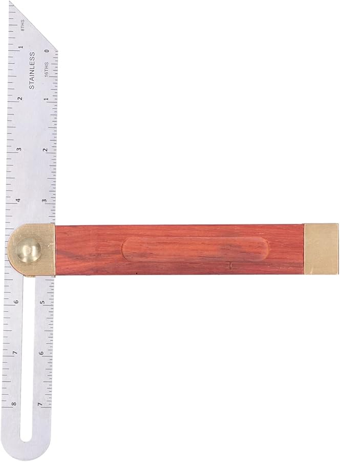 Stainless Steel Woodworking Bevel Gauge Adjustable Angle Ruler Carpentry Measuring Tool - Image 5