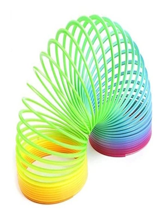 BRIJBAZAAR Baby and Kids Rainbow Color Toy Magic Spring (Multi Color) Toy Magic Spring 1pc Magic Spring Gag Toy (Rainbow) - Image 1