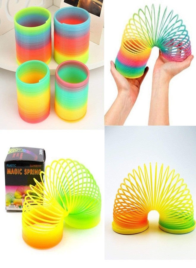 BRIJBAZAAR Baby and Kids Rainbow Color Toy Magic Spring (Multi Color) Toy Magic Spring 1pc Magic Spring Gag Toy (Rainbow) - Image 3
