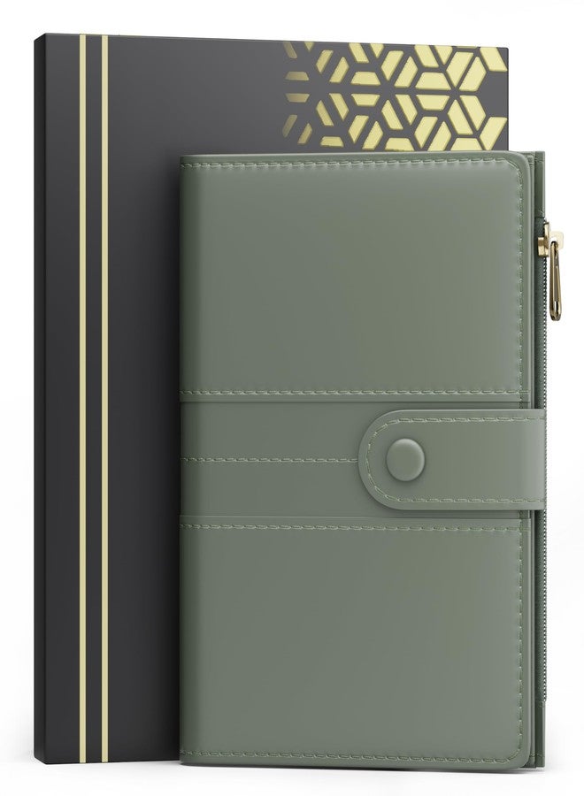 فيدوس حافظة جواز سفر فاخرة من فيدوس للرجال، حافظة جواز سفر للنساء، غطاء جواز سفر، محفظة مع حامل بطاقات، منظم ملحقات سفر مزود بتقنية RFID، جلد صناعي - Image 1