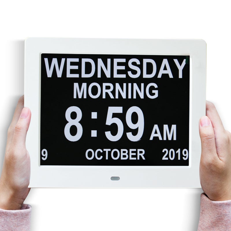 Explosions 10 Inch Digital Clock High Definition Electronic Alarm Clock Perpetual Calendar Gift Reminder For The Elderly - Image 1