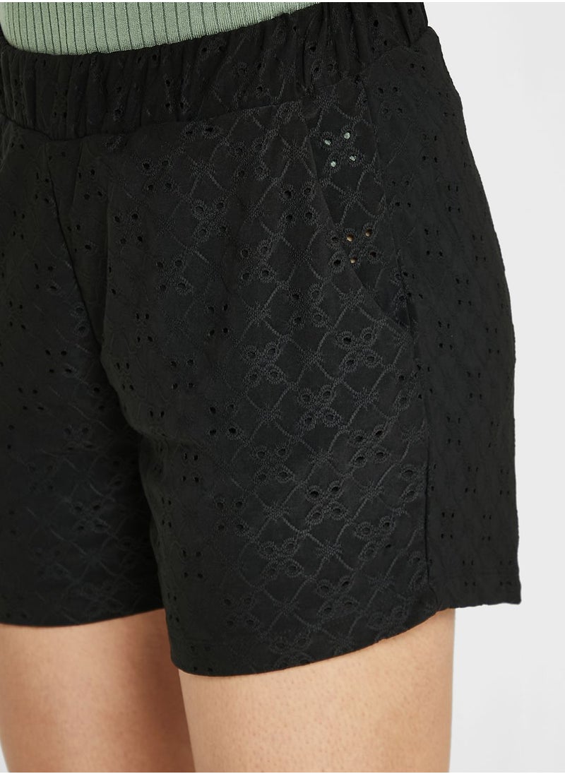 Jacqueline de Yong - High Waist Mini Shorts - Image 1
