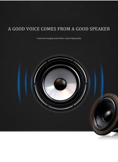 Generic Portable Bluetooth Speaker Mini Computer Audio Subwoofer Speaker Blue  - Image 3