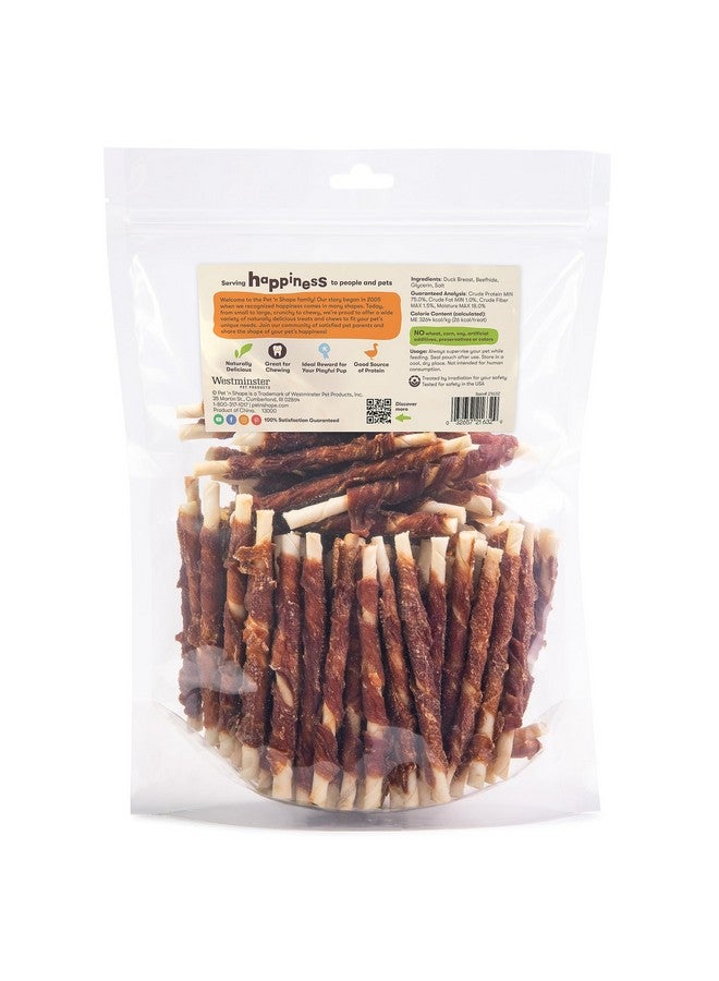 Pet 'n Shape Hide Twists - Duck Wrapped Rawhide Dog Treats - Small Twist - 2 Pounds - Image 2
