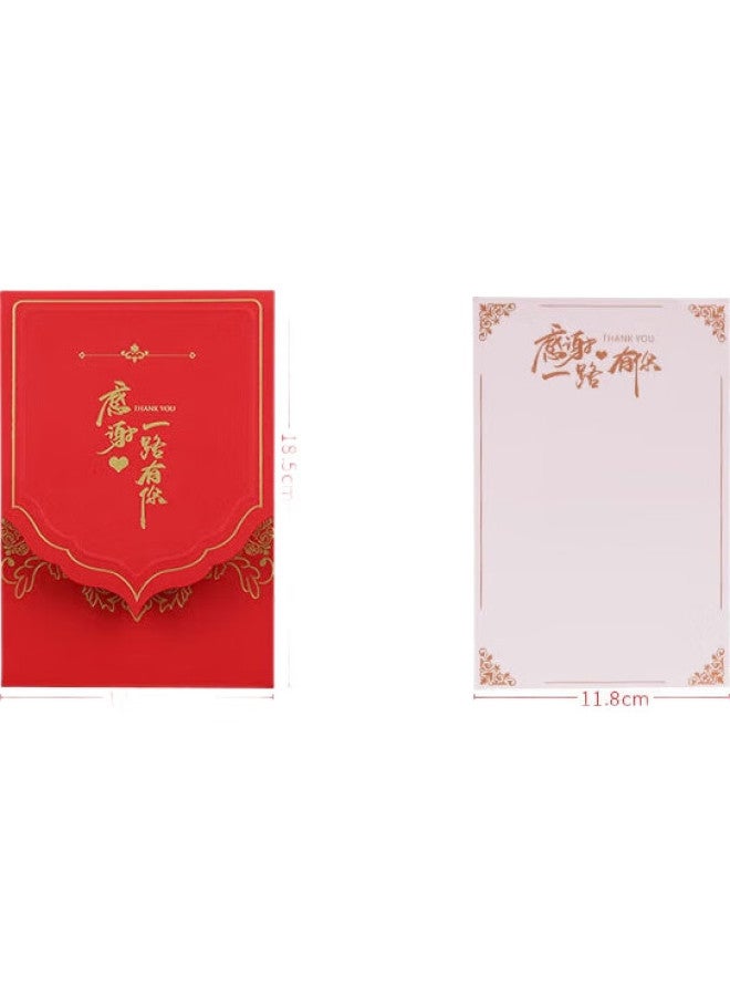 Tatanice Greeting Cards, Birthday Cards, Creative Cards, Holiday Gifts, Birthday Gifts, Thanksgiving Blessing Cards For Teachers And Classmates, 4-Pack - Image 1