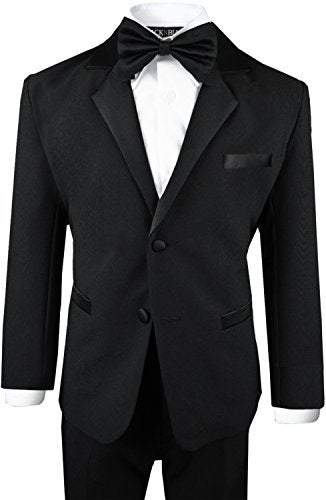 Black n Bianco Boys Tuxedo in Black Dresswear Set Size Small 3-6 Months - Image 2