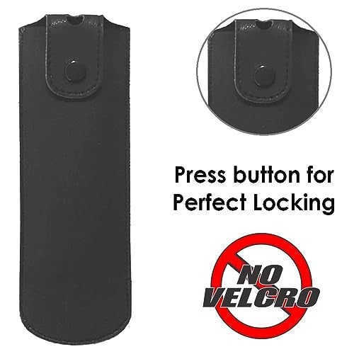 Zaoma Flip Case Cover Compatible for Remote of Airtel xstream Dth Remote Control PU Leather Cover Holder (Black) - Image 3