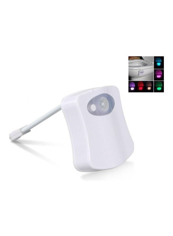 NIBEMINENT Motion Sensor Bathroom Night Light White 65x65x16mm  - Image 2