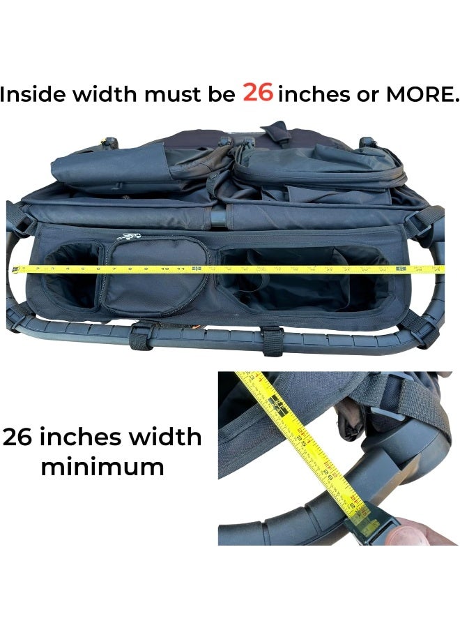 Booyah Strollers Double Organizer for Bob Duallie and Baby Jogger City Mini GT - Image 3