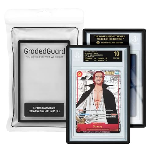 GradedGuard Graded Card Guard Case for Standard BGS Slab Case | Multiple Colors | Soft Touch Matte Finish | Stackable | Made to Fit BGS | Two Piece TPU and PC Design. (Royal) - Image 1