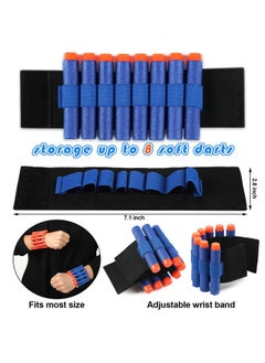 96 Pcs Gun Party Supplies And Favors Compatible With Nerf Include Tactical Glasses Face Mask Foam Darts Wrist Ammo Holder Gun Accessories Party Favors - pzsku/Z511F5D95B3999DD24255Z/45/_/1732777905/585cbf28-d13f-4d9c-8d91-8d950bb97fb5