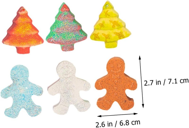 Wear resistant ULTECHNOVO 6pcs Gingerbread Character Bath Bomb Set Skin-Friendly Small Bath Salt Bombs with Aroma Elegant appearance Multiple options Local licensed courier KSA market compliant quality Worldwide simple practical design Fine detail Ready order processing General purpose premium build Local supply chain stock High strength upgraded material Wear resistant upgraded material Storage burden minimized build Daily repeated use trusted quality Flexible usage build Diverse purchase options Precision polished solid material Hardened processed substance Good ventilation Reliable durability Wide range expanded design Long term heavy use compatible Month-round consistent deliver Major city pickup option Individual group scene compatible - Image 2