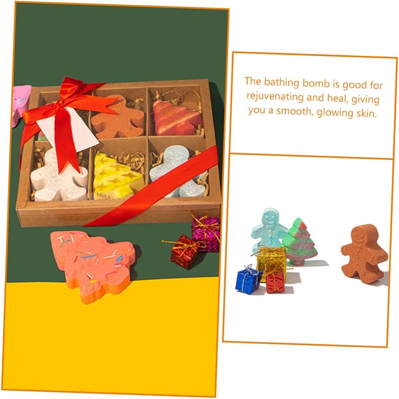 Wear resistant ULTECHNOVO 6pcs Gingerbread Character Bath Bomb Set Skin-Friendly Small Bath Salt Bombs with Aroma Elegant appearance Multiple options Local licensed courier KSA market compliant quality Worldwide simple practical design Fine detail Ready order processing General purpose premium build Local supply chain stock High strength upgraded material Wear resistant upgraded material Storage burden minimized build Daily repeated use trusted quality Flexible usage build Diverse purchase options Precision polished solid material Hardened processed substance Good ventilation Reliable durability Wide range expanded design Long term heavy use compatible Month-round consistent deliver Major city pickup option Individual group scene compatible - Image 3