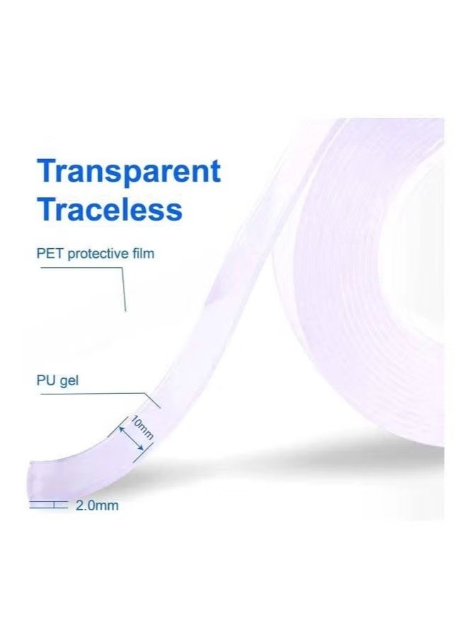 Generic Heavy-Duty Double-Sided Nano Tape – 30mm x 1M (1 Pcs), Reusable & Traceless for Home, Office & DIY Projects - Image 2