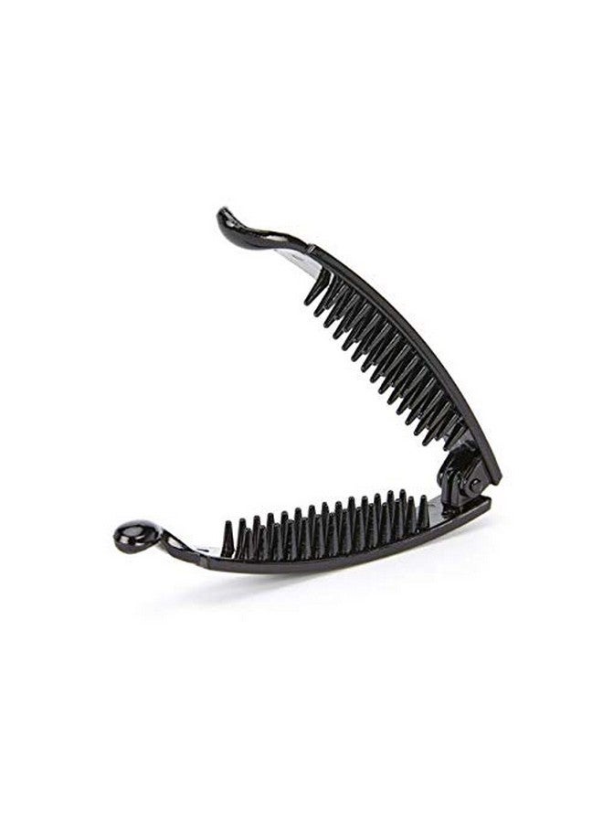 Aeyistry Eyistry 2 Pcs Banana Hair Clips Banana Combs Clip For Ponytail Holder Girls And Women(Black Brown) - Image 5