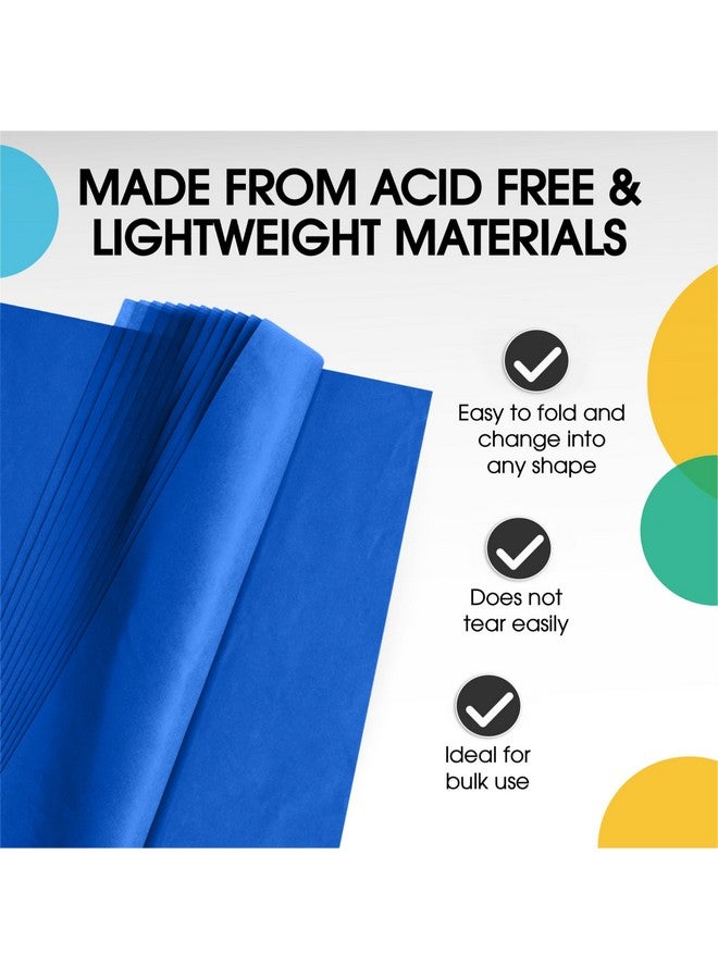 Crown Display 480 Sheets Bulk Dark Blue Tissue Paper - 15" x 20" Packing Paper Sheets for Moving - 10lb Wrapping Paper - Newsprint Paper for Packing, Gift Wrapping, Moving Supplies & Protecting Crown Display  - Image 3