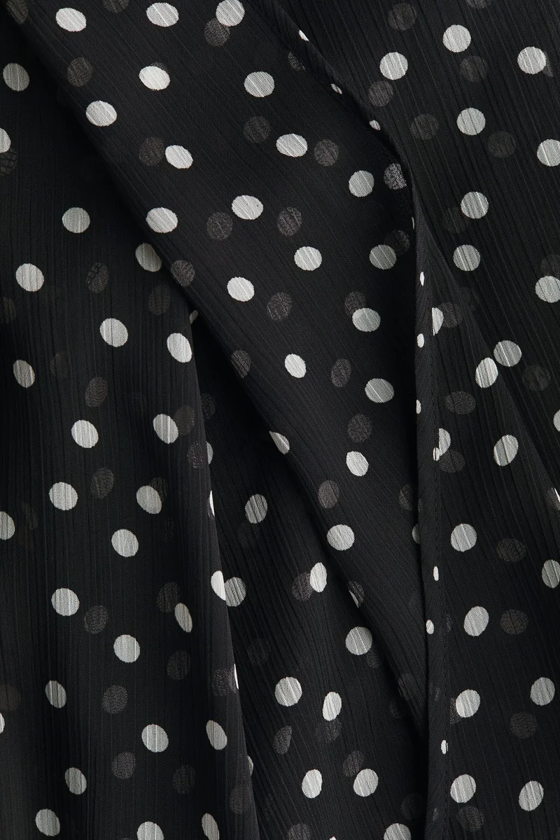 H&M  Tiered cape-detail dress for Women | Best Price UAE