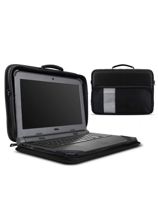 iBenzer حافظة حماية للكمبيوتر المحمول مقاومة للصدمات مقاس 11 بوصة من Stay In لجهاز MacBook Chromebook Ultrabook مقاس 11.6 بوصة، لون أسود Lsbps0111Bk - Image 2