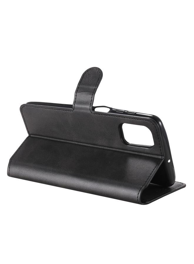 اس-توب جراب لهاتف Samsung Galaxy M51، جراب جلدي أفقي قابل للطي من البولي يوريثان الحراري مع حامل وفتحات للبطاقات ومحفظة، مثبت على الجانب مع بصمة الإصبع، من جلد العجل الكلاسيكي، مع حامل وفتحات للبطاقات ومحفظة - Image 5
