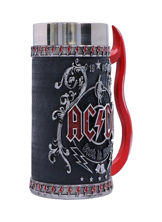 Nemesis Now Hard Rock Tankard, Hand-Painted Resin Beer Mug with Removable Insert, Metal Band Collectible Merch and Gift for Fans, 16cm - ACDC Back in Black - Image 3