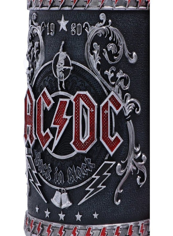 Nemesis Now Hard Rock Tankard, Hand-Painted Resin Beer Mug with Removable Insert, Metal Band Collectible Merch and Gift for Fans, 16cm - ACDC Back in Black - Image 5