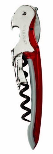 Franmara Murano Waiters Corkscrew Translucent Red Handle