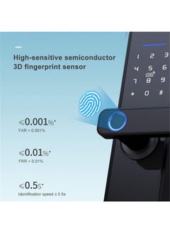 Advanced Smart Door Lock Fingerprint Entry Smart Lock Biometric Smart Door Lock Keypad Deadbolt Suitable for Outdoors Fingerprint Entry Passwords Deadbolt Keys - pzsku/Z511FFD7BA43A686B4CB2Z/45/_/1713861179/4557eb61-e3b8-40fd-ae39-2d8d87499b45