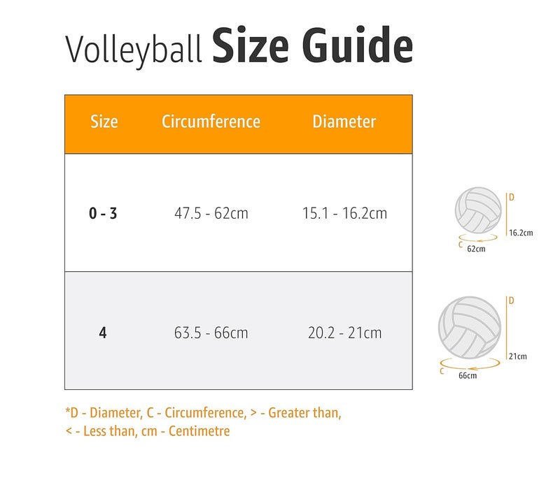 COSCO Goldstar Leather Volleyball, Size 4 (White) - Image 3
