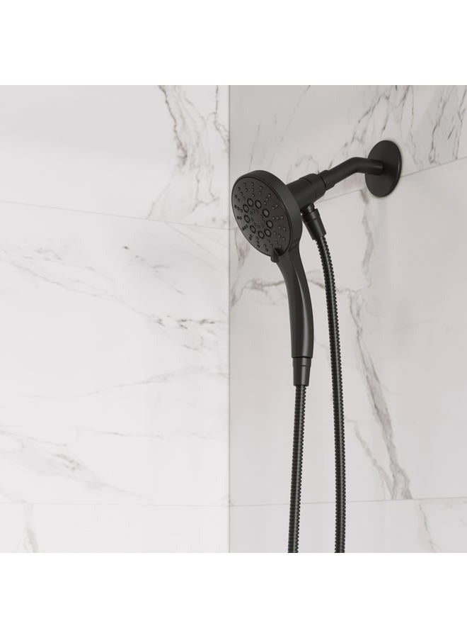 PROFLO PFHSK200 Layton 1.75 GPM Multi Function Hand Shower With Magnetic Anchoring - Matte Black - Image 3