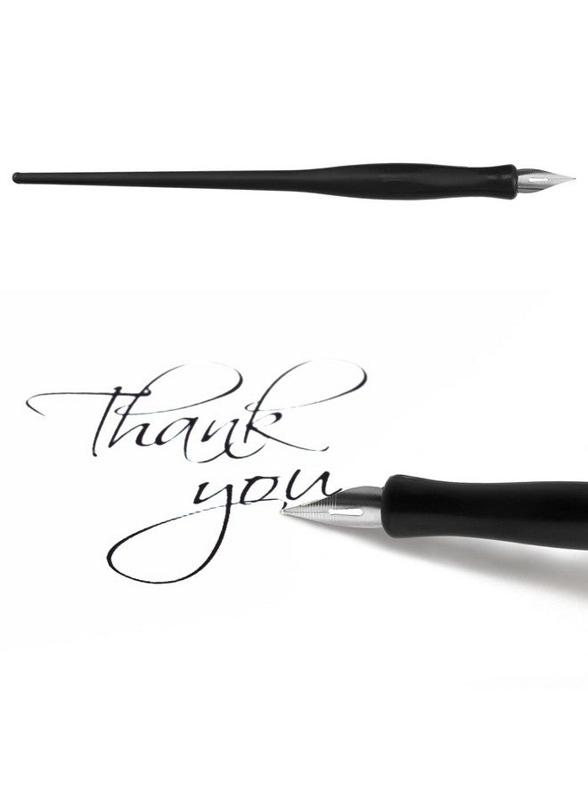 زنون مجموعة أقلام الخط المائل تتضمن 2 في 1 قلم الخط المائل أو حامل القلم المستقيم مع 8 قطع مناقير بديلة (مجموعتان) - Image 3