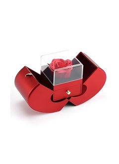 Preserved Red Rose with Heart shape Necklace in Heart Shape Jewelry Box-Valentines Day Gifts for Her Forever Red Rose Gifts for Girlfriend Mom Grandma Birthday Mothers Day for Women - pzsku/Z51202D188084BE55B54BZ/45/_/1706183774/ecd045e0-7245-4368-a91a-38cf58a24fc8