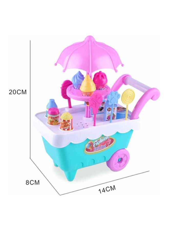 Candy Ice Cream Trolley Toy 20x8x14cm  - Image 2