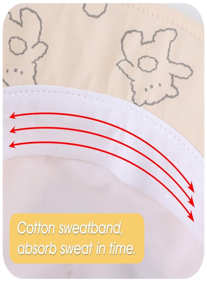 Peecabe Cute Baby Baseball Cap Sun Protection Infant Toddler Sun Hat for Boys and Girls 6-24 Months Breathable Mesh Backing Hat (6-24 Months, A-Beige Bear) - Image 5